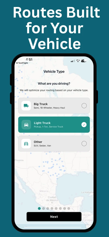 Vehicle type selection for optimized routing